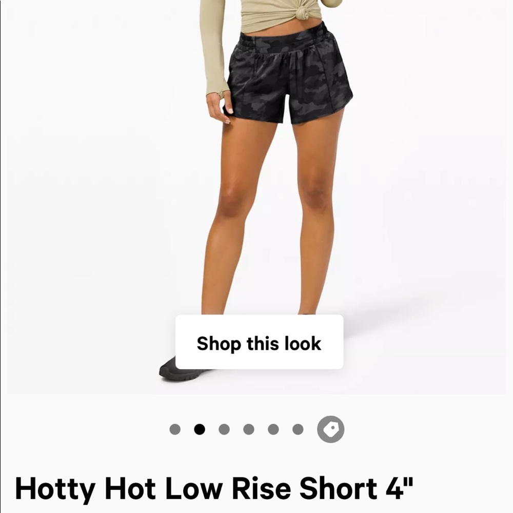 Tall Camp Hotty Hot Lululemon Shorts